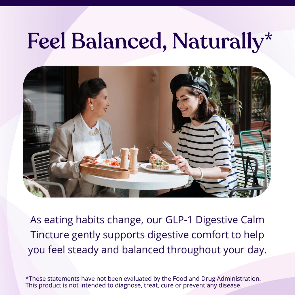 GLP-1 Digestive Support Supplement for Occasional Nausea & Digestive Comfort Fast-Acting Liquid Tincture